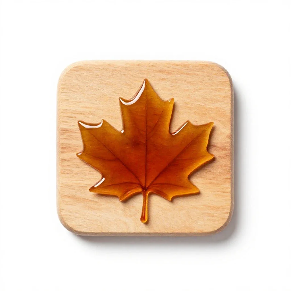 Maple syrup isolated on a white background