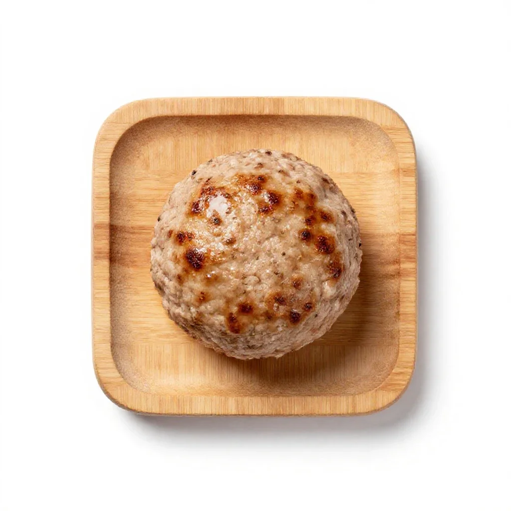 Meatball isolated on a white background