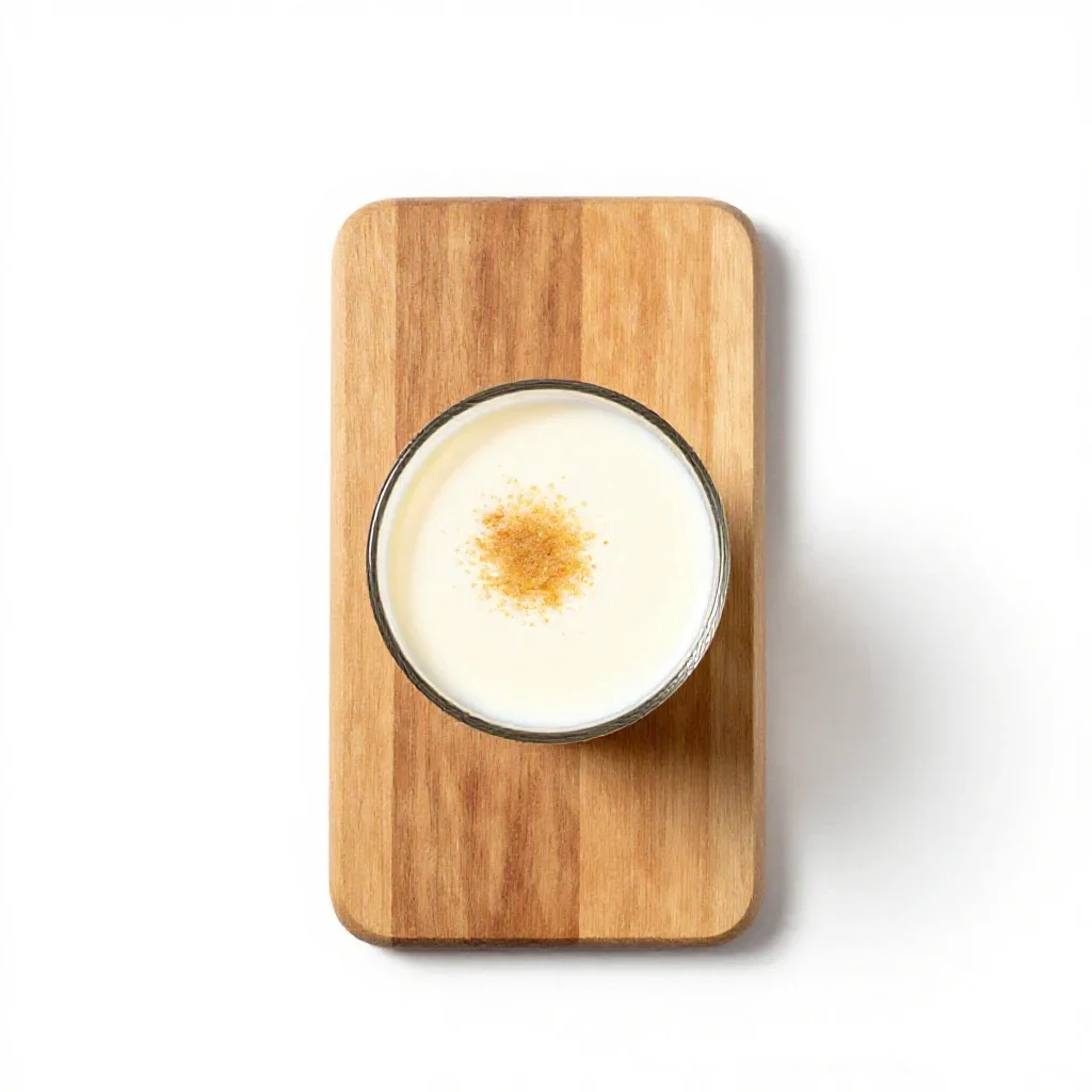 Milk punch isolated on a white background