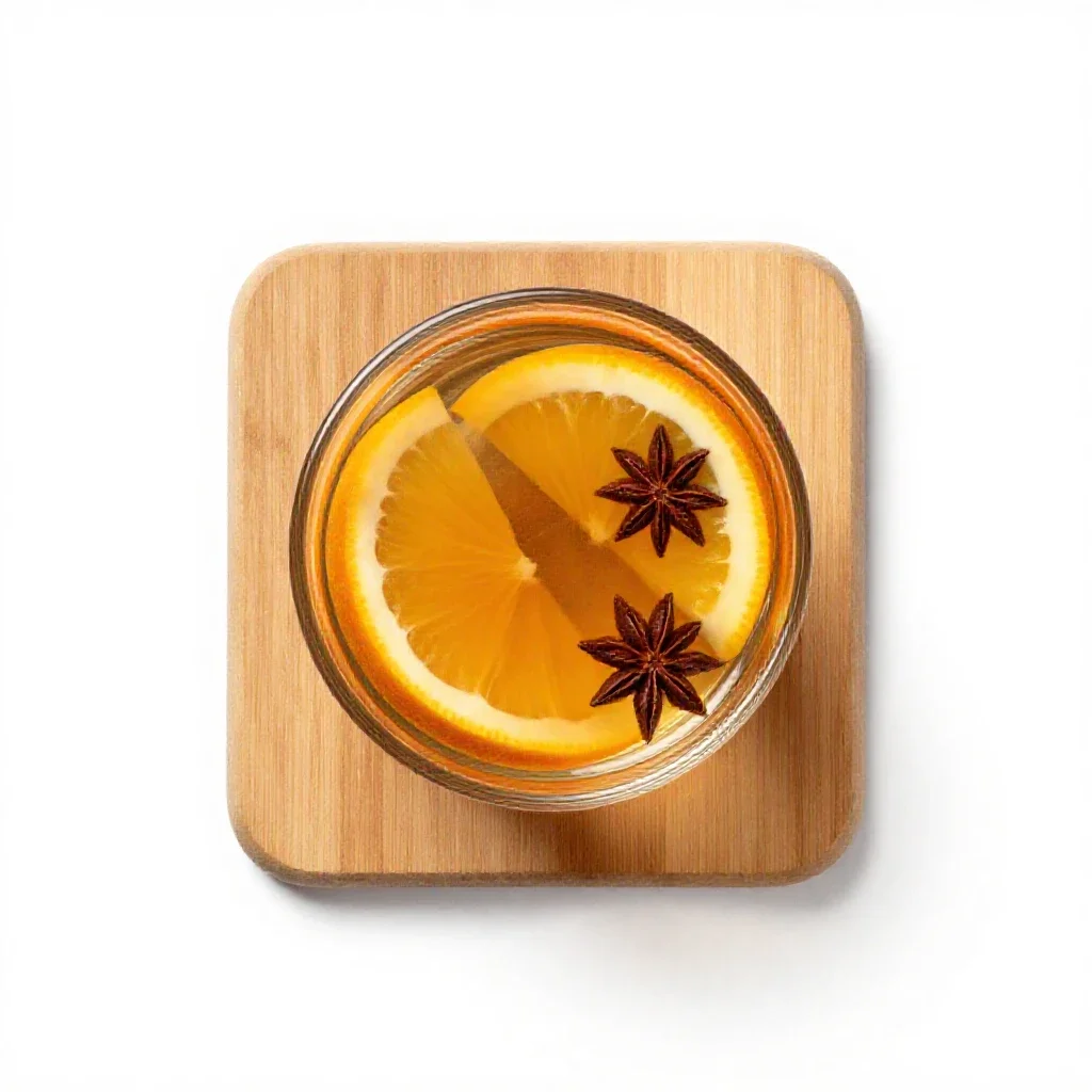 Mulled cider isolated on a white background
