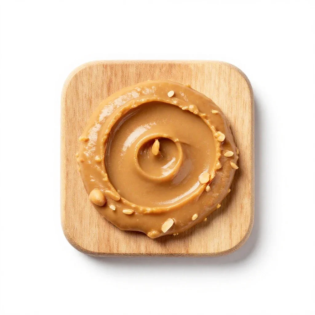 Peanut butter isolated on a white background