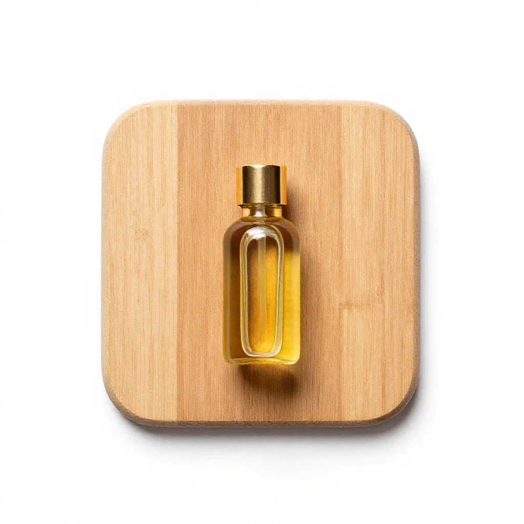 Peppermint oil isolated on a white background
