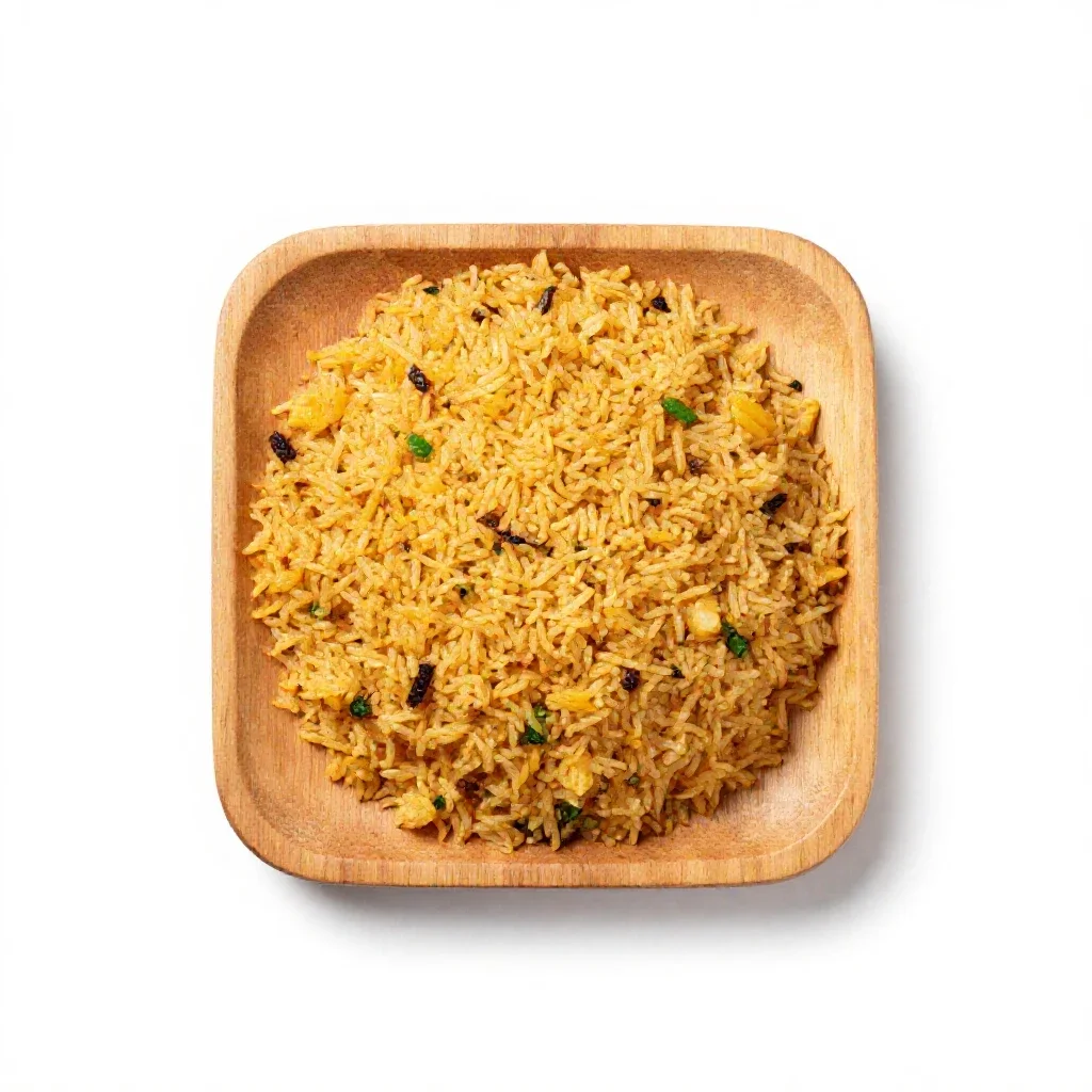 Pilaf isolated on a white background