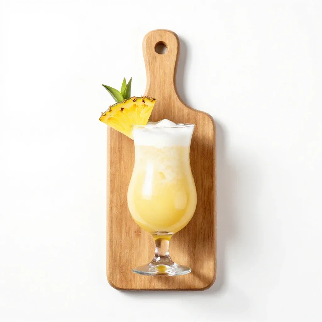 Pina colada isolated on a white background