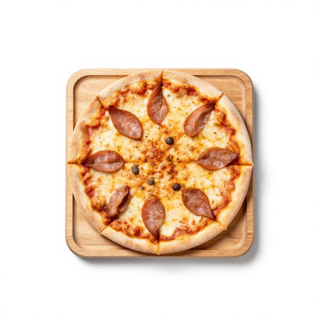 Pizza isolated on a white background