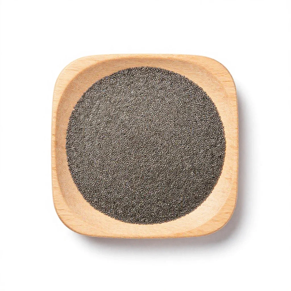 Poppy seed isolated on a white background