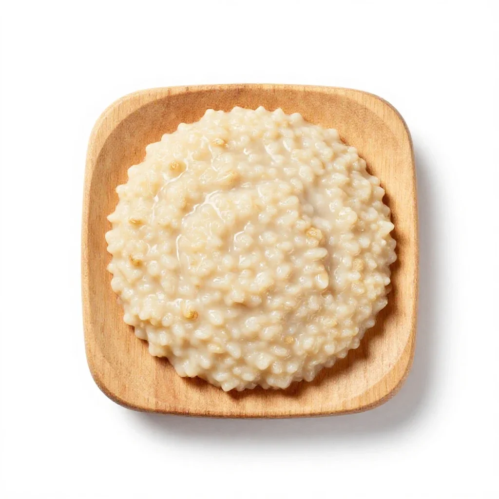 Porridge isolated on a white background