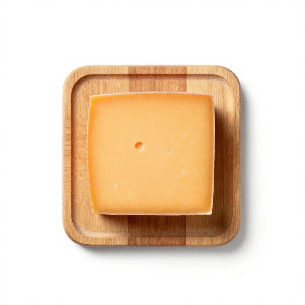 Rat cheese isolated on a white background