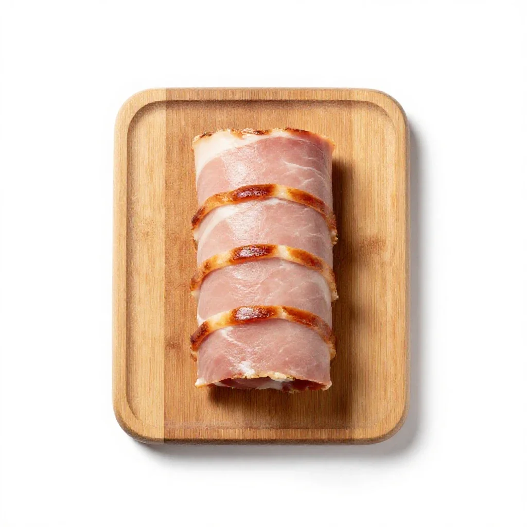Roulade isolated on a white background