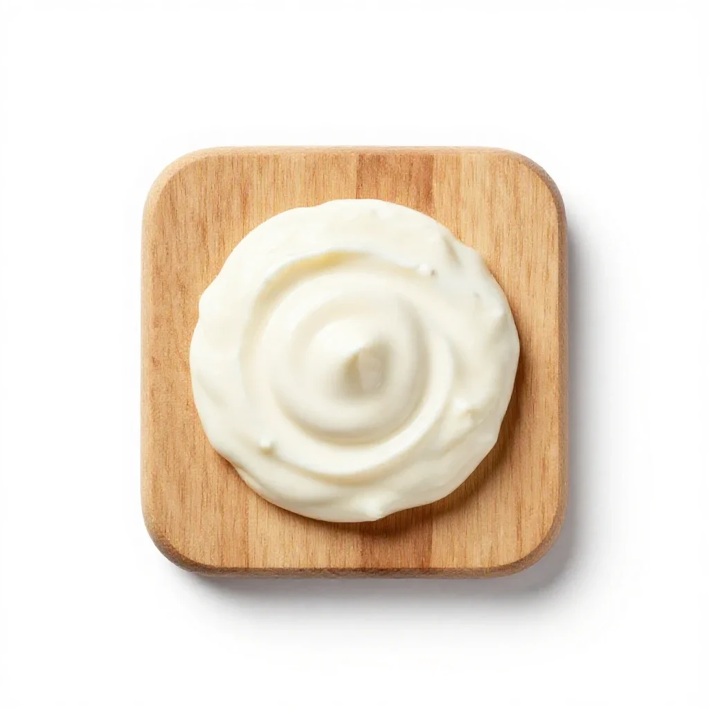 Salad cream isolated on a white background