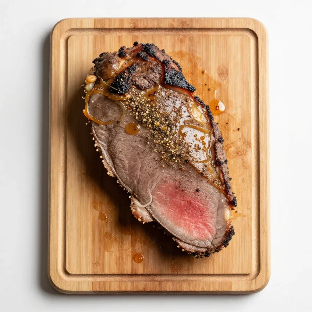 Sauerbraten isolated on a white background