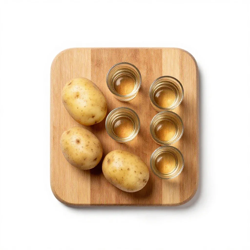 Schnapps isolated on a white background