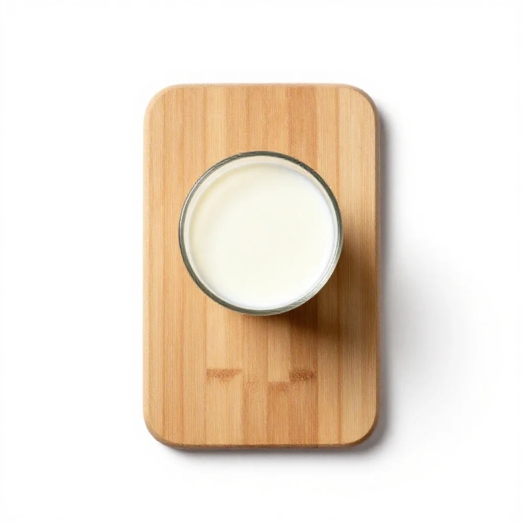 Semi-skimmed milk isolated on a white background