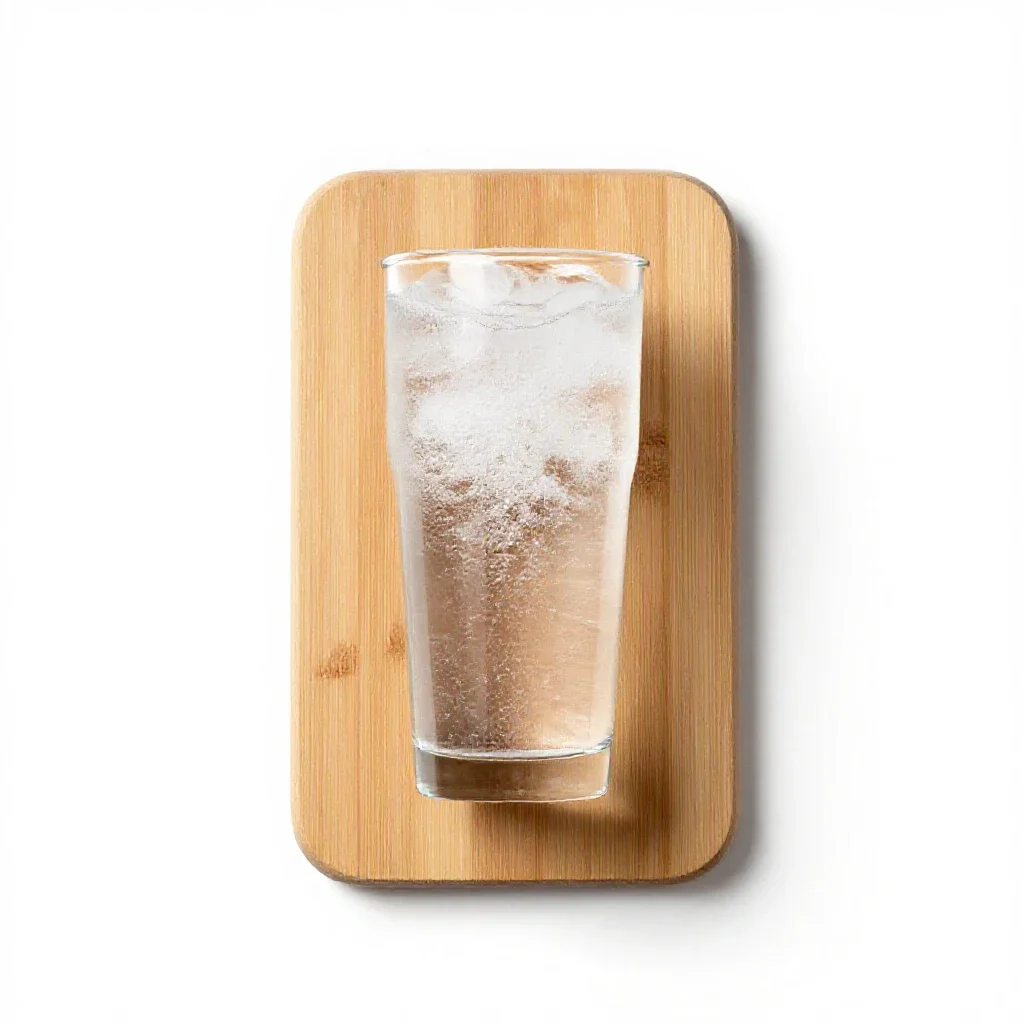 Soda water isolated on a white background