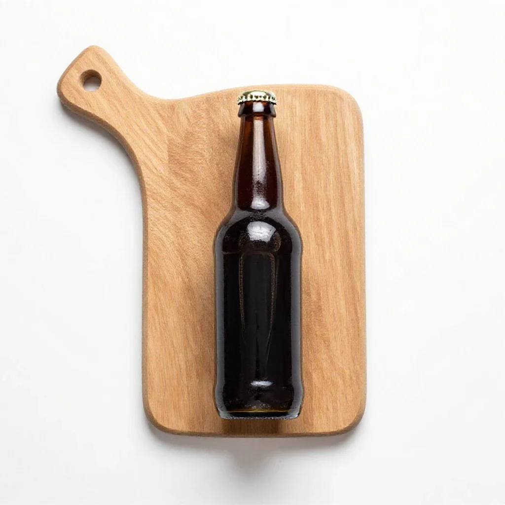Spruce beer isolated on a white background