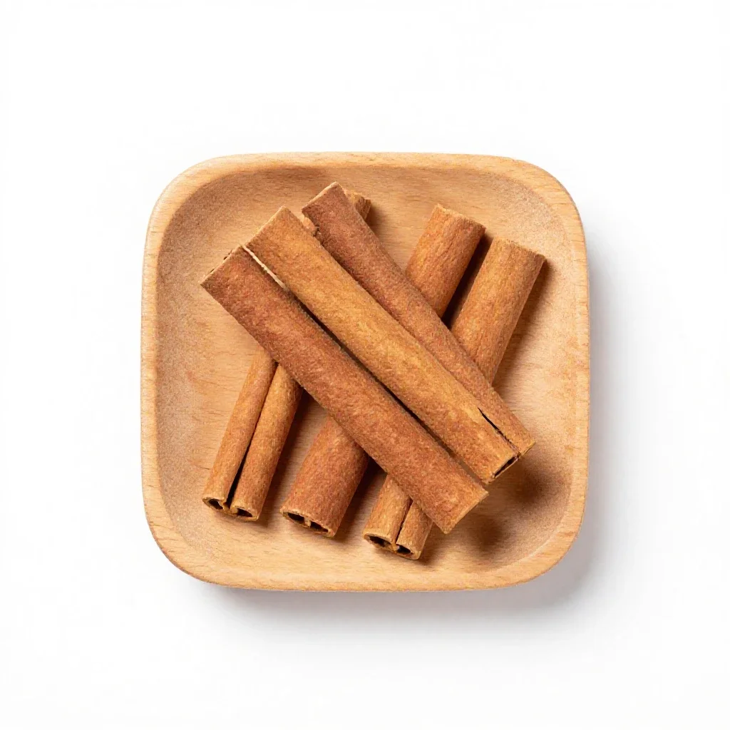 Stick cinnamon isolated on a white background