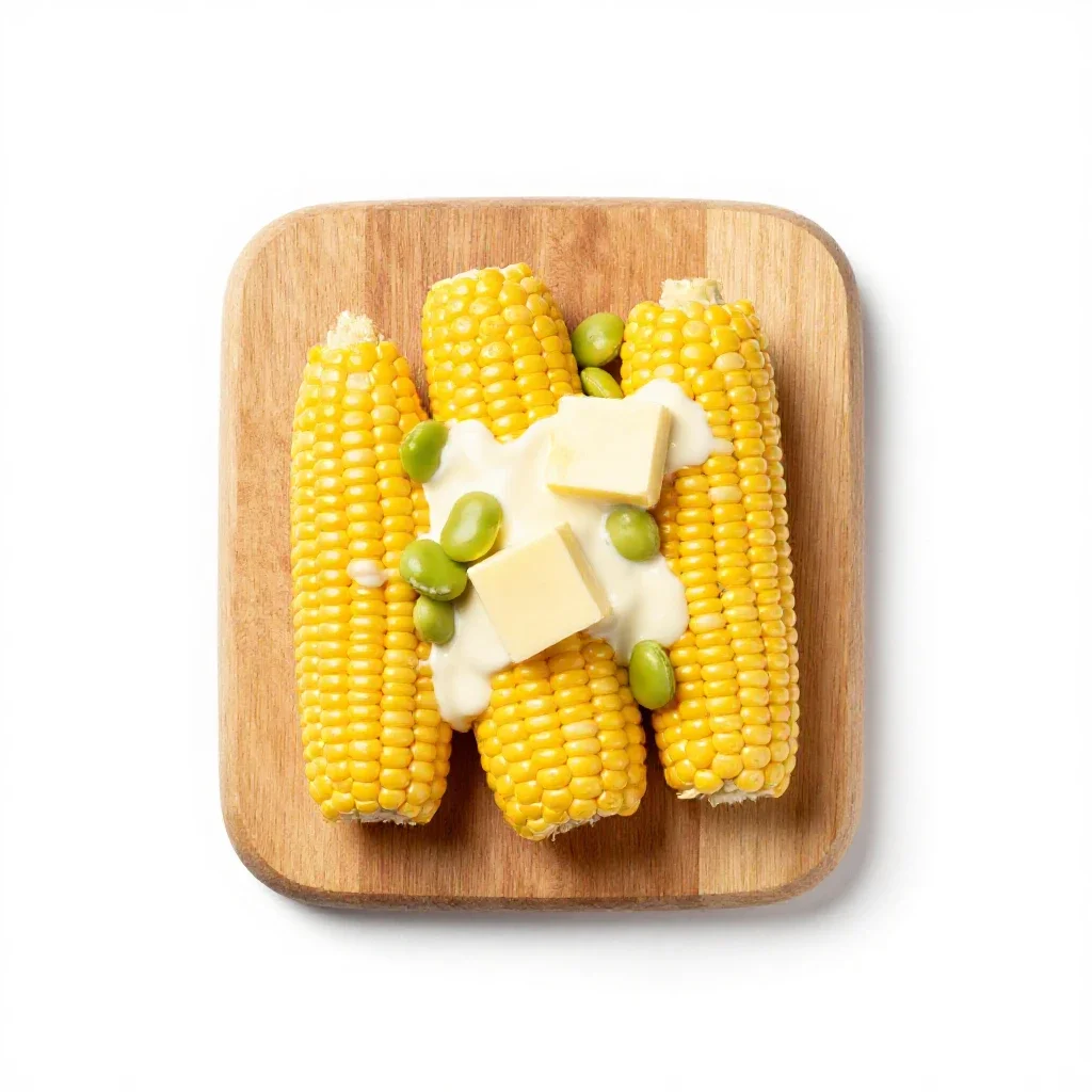 Succotash isolated on a white background