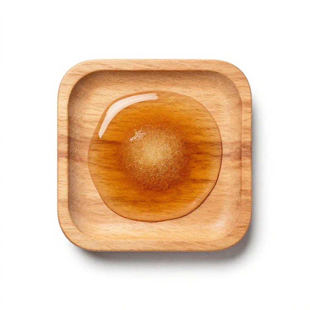Sugar syrup isolated on a white background