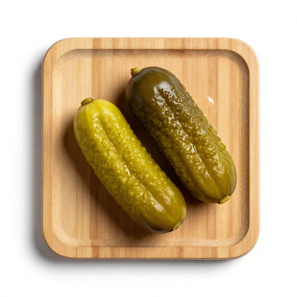 Sweet pickle isolated on a white background