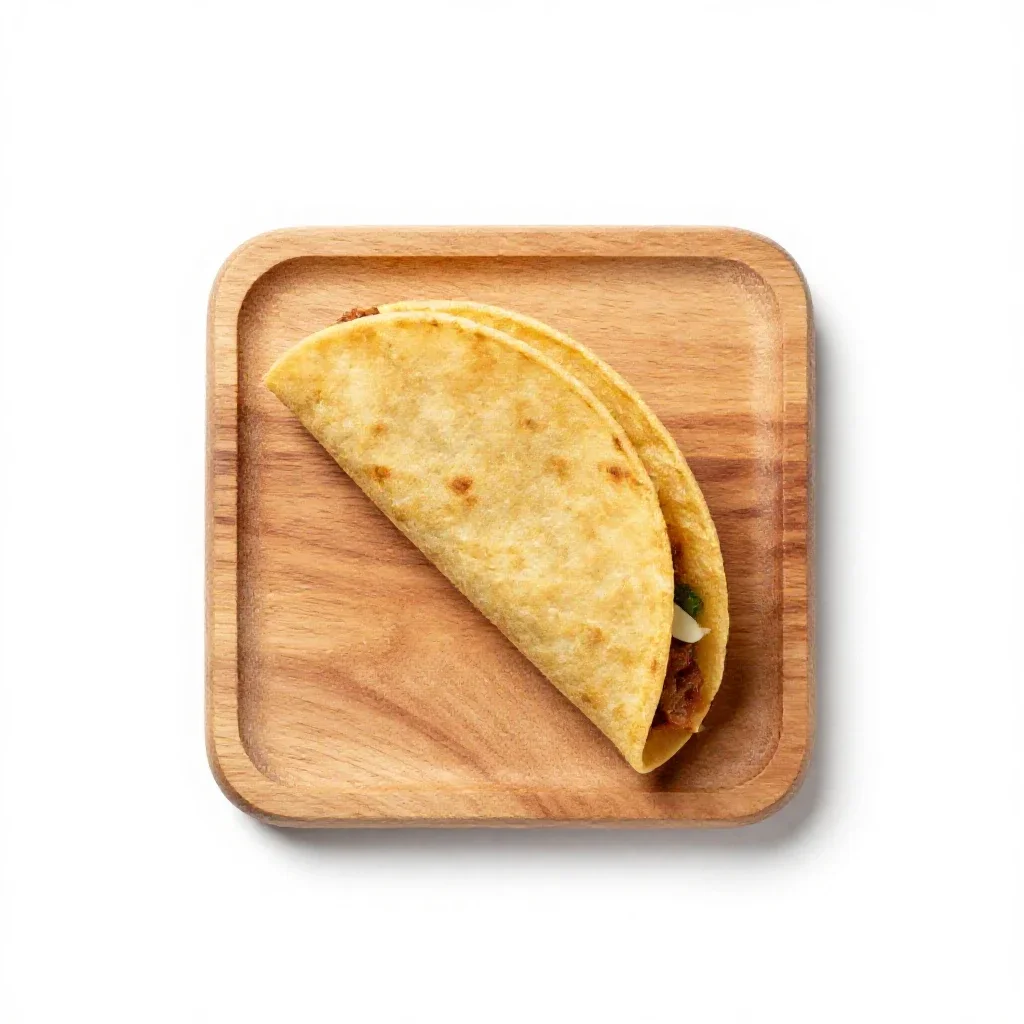 Taco isolated on a white background