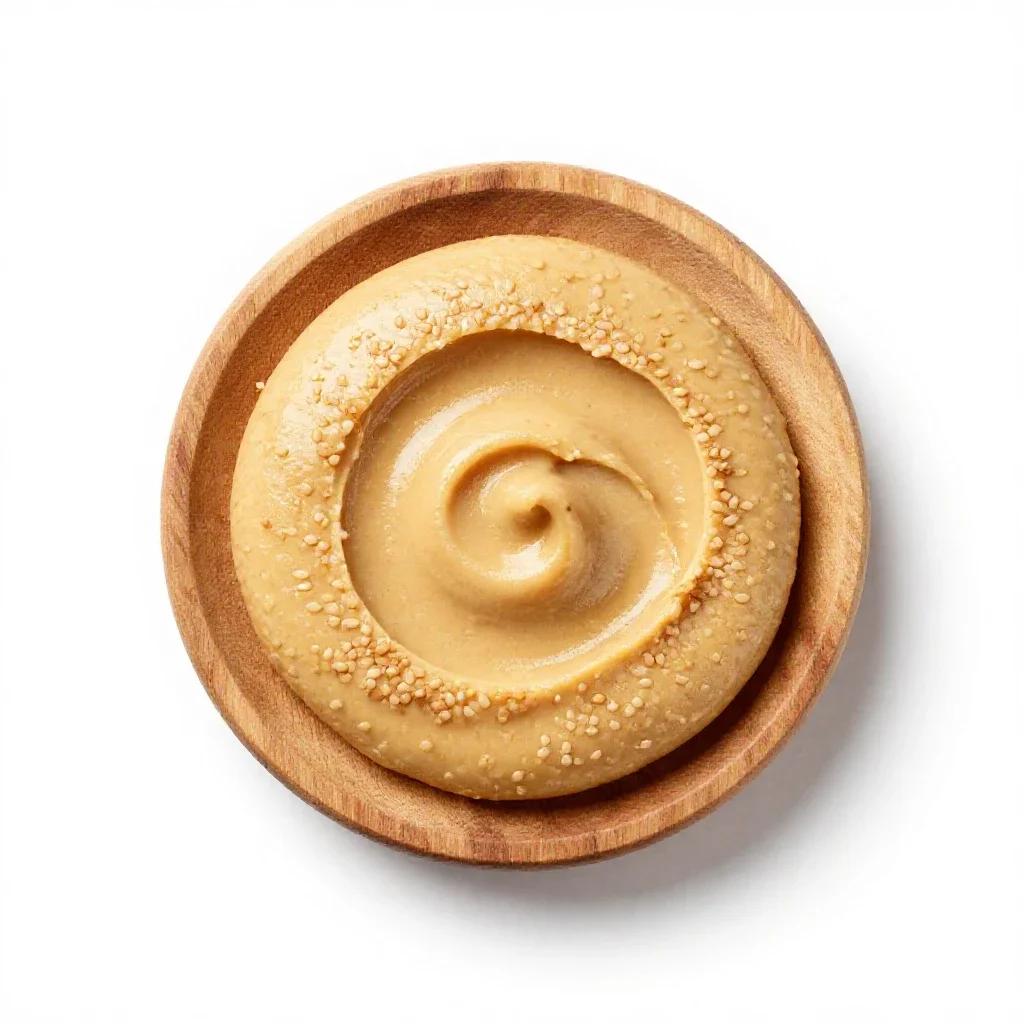 Tahini isolated on a white background