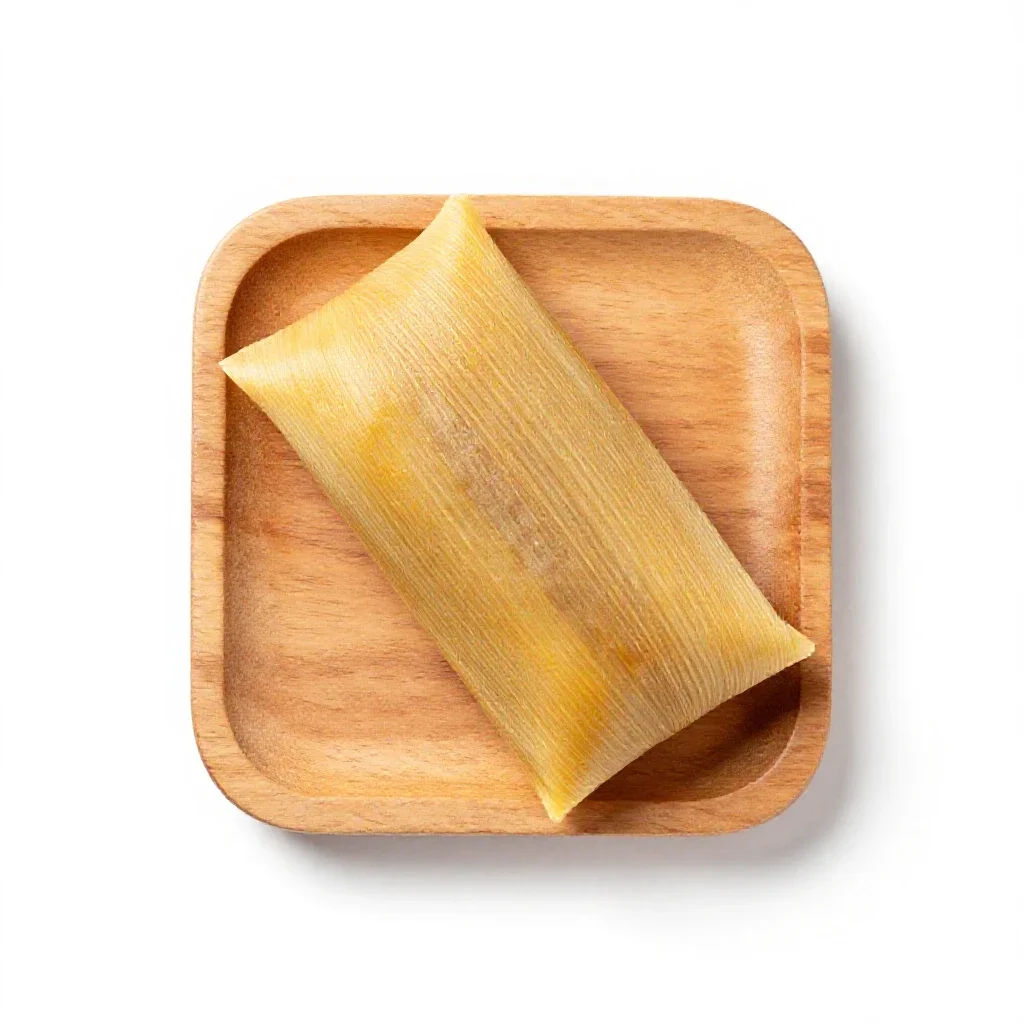 Tamale isolated on a white background