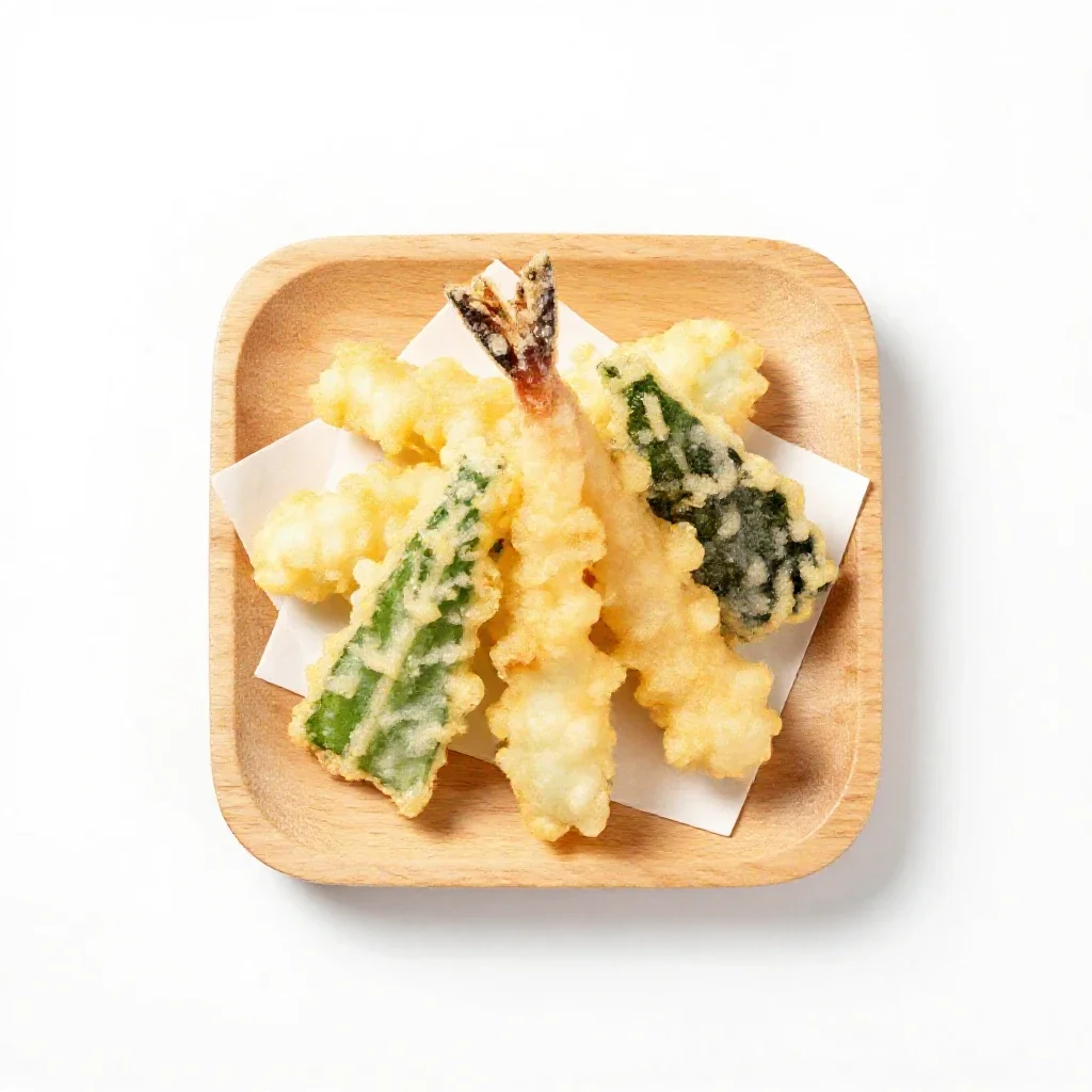 Tempura isolated on a white background