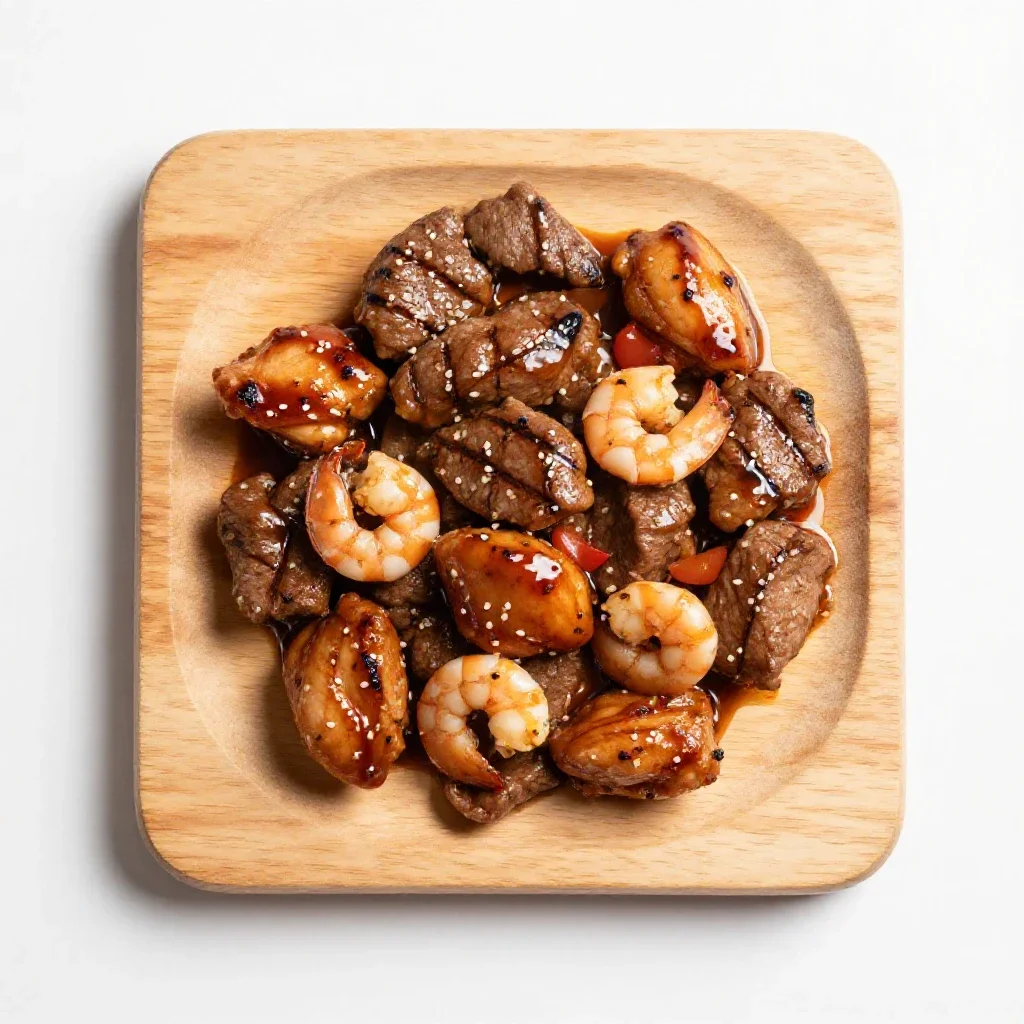 Teriyaki isolated on a white background