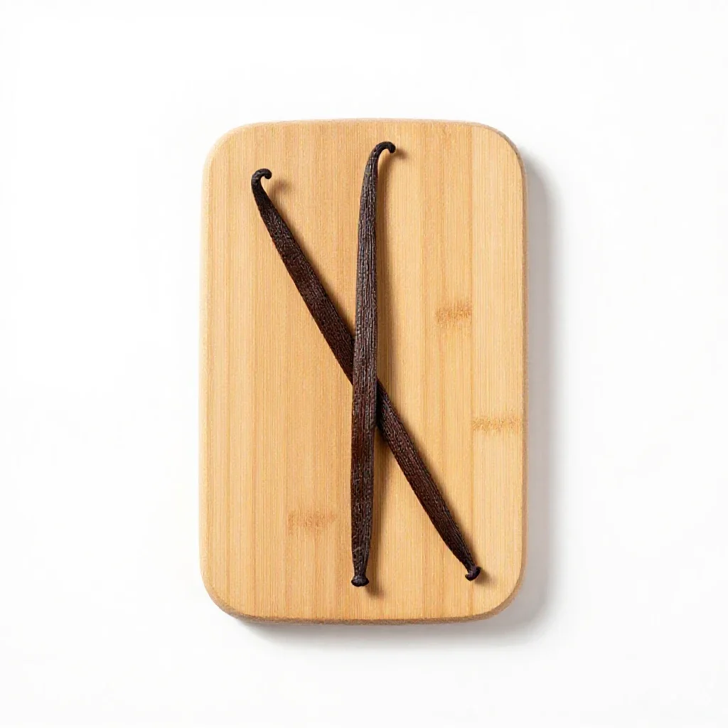 Vanilla bean isolated on a white background