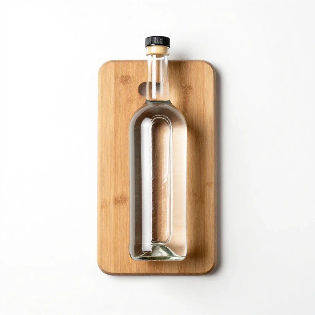 Vodka isolated on a white background