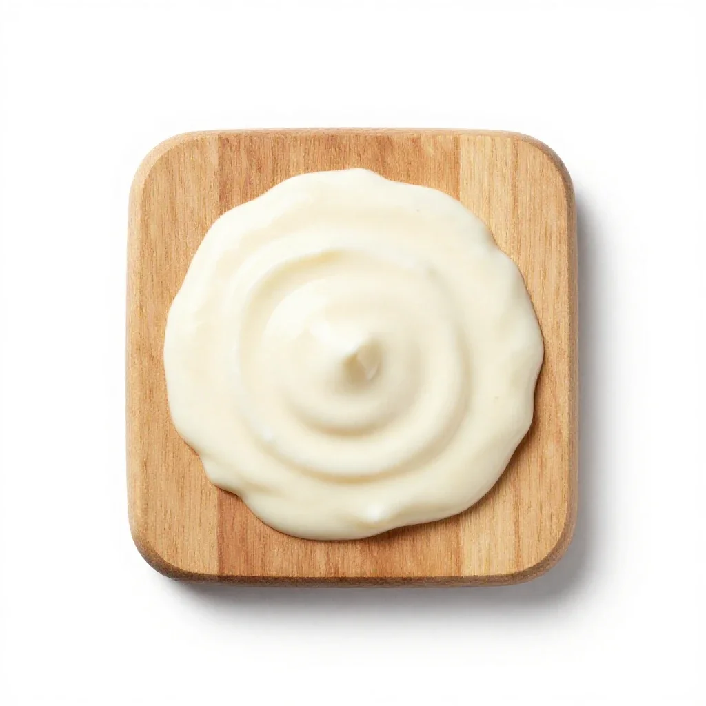 White sauce isolated on a white background