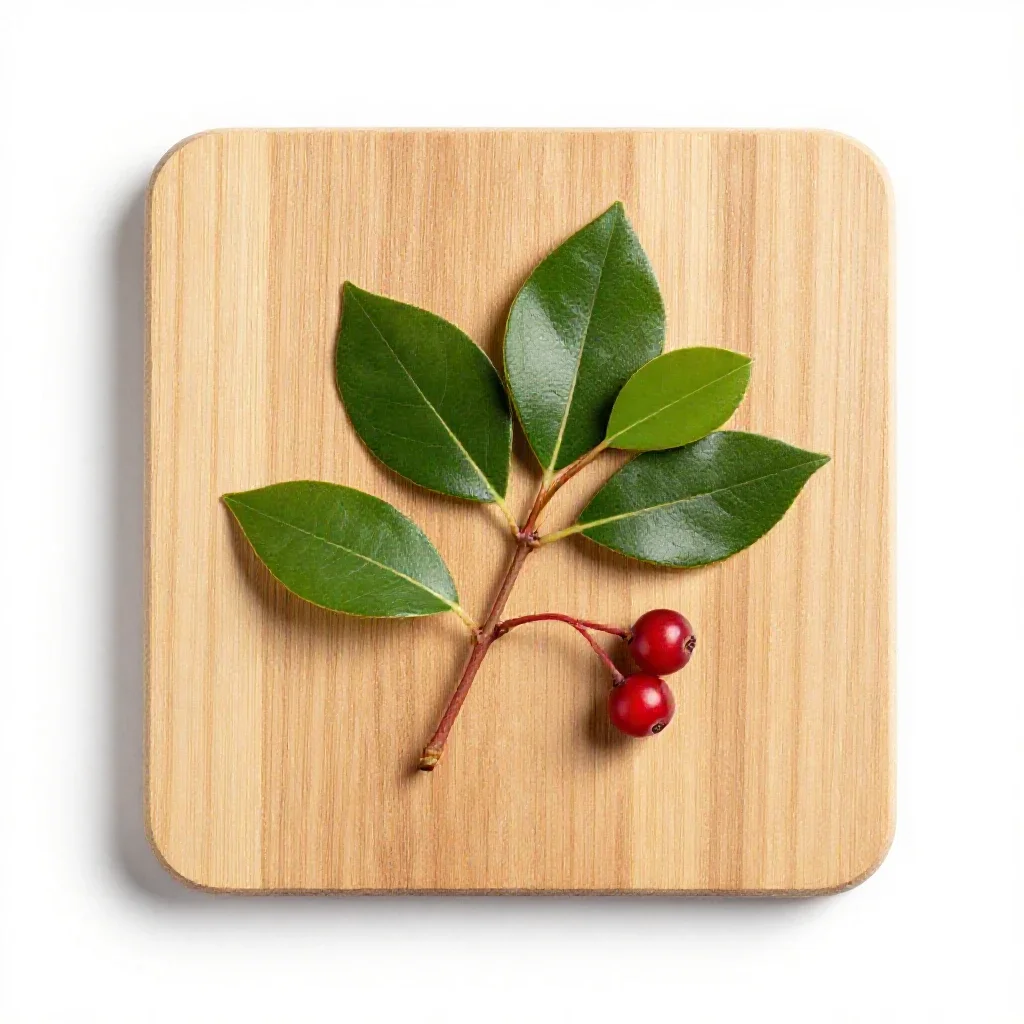 Wintergreen oil isolated on a white background