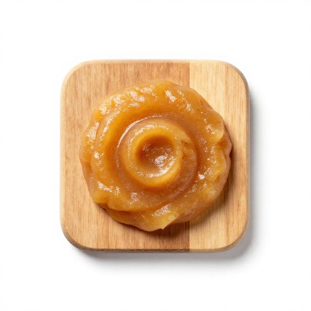 Applesauce isolated on a white background