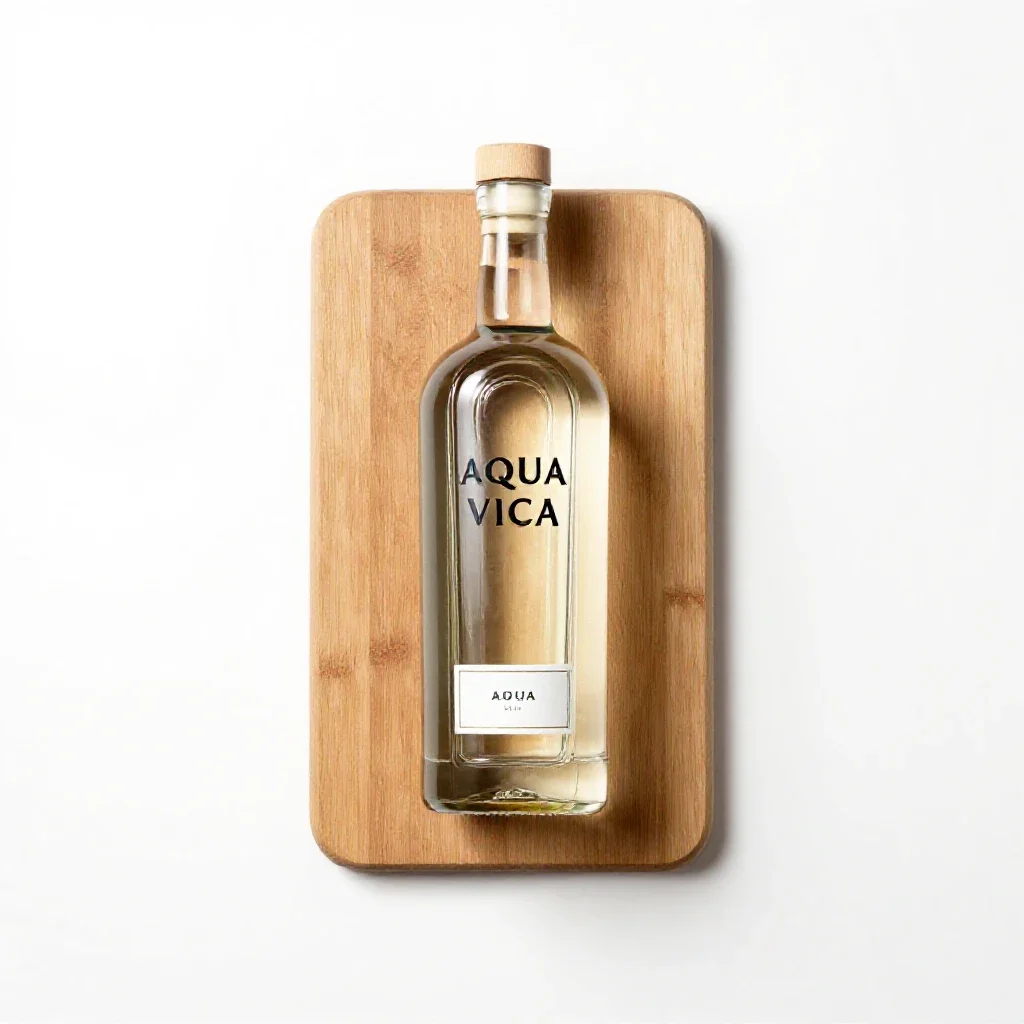 Aqua vitae isolated on a white background