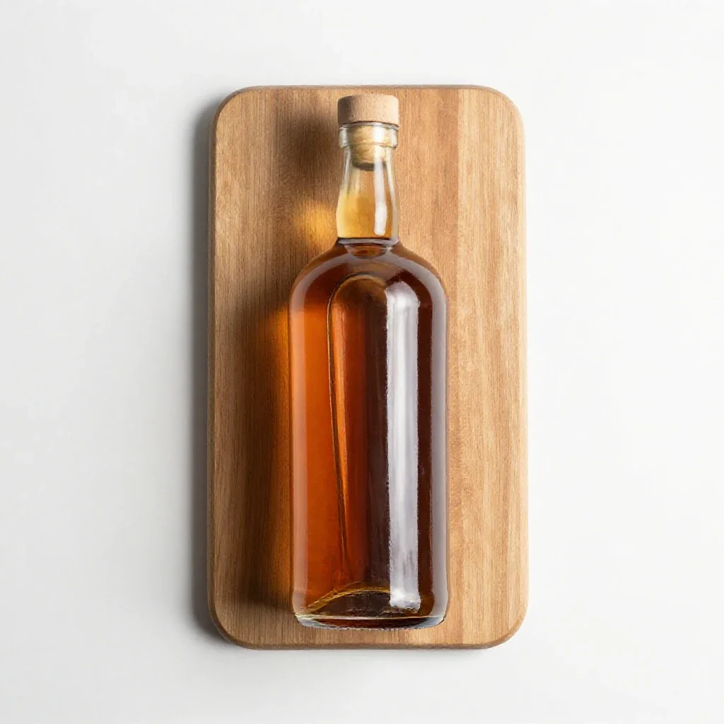 Eau de vie isolated on a white background