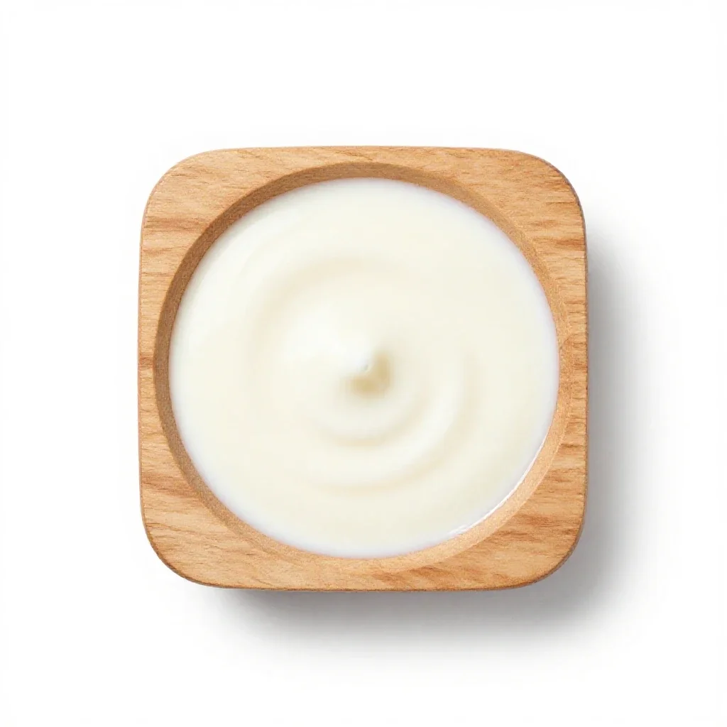 Evaporated milk isolated on a white background
