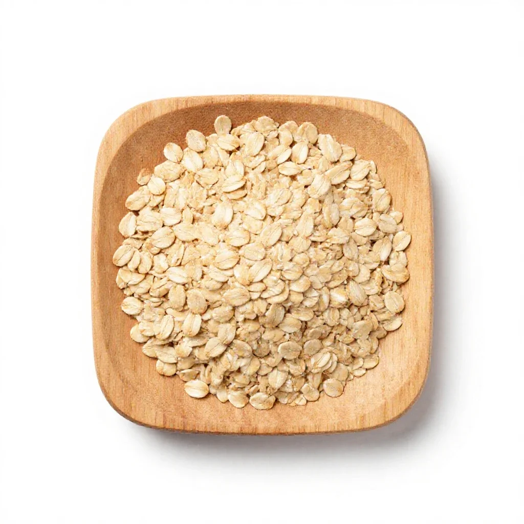 Oatmeal isolated on a white background