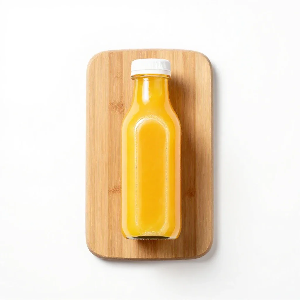 Orange juice isolated on a white background