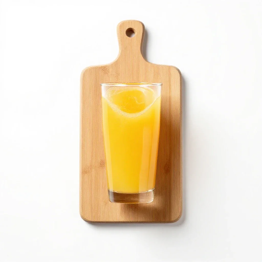 Orangeade isolated on a white background