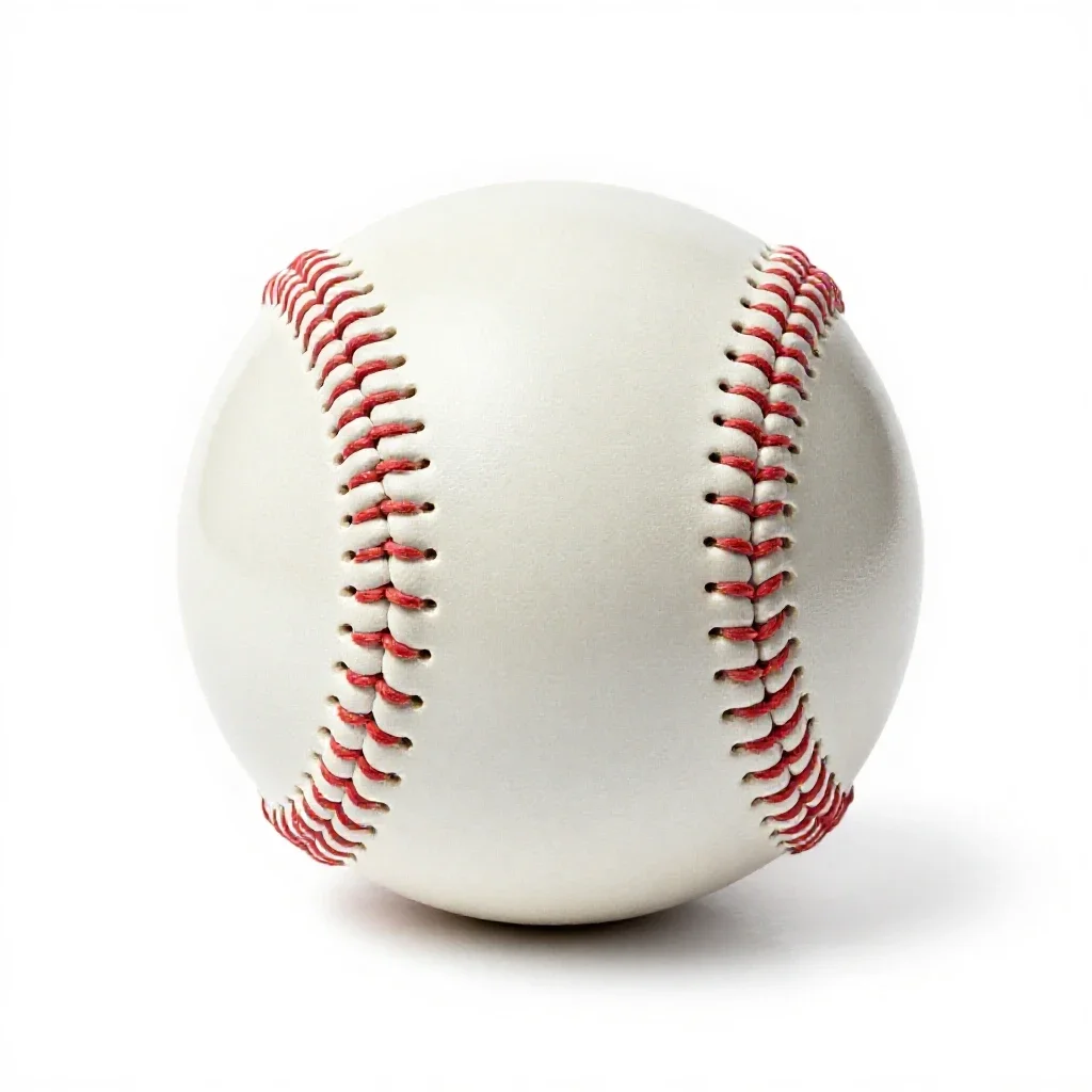 Baseball equipment isolated on a white background