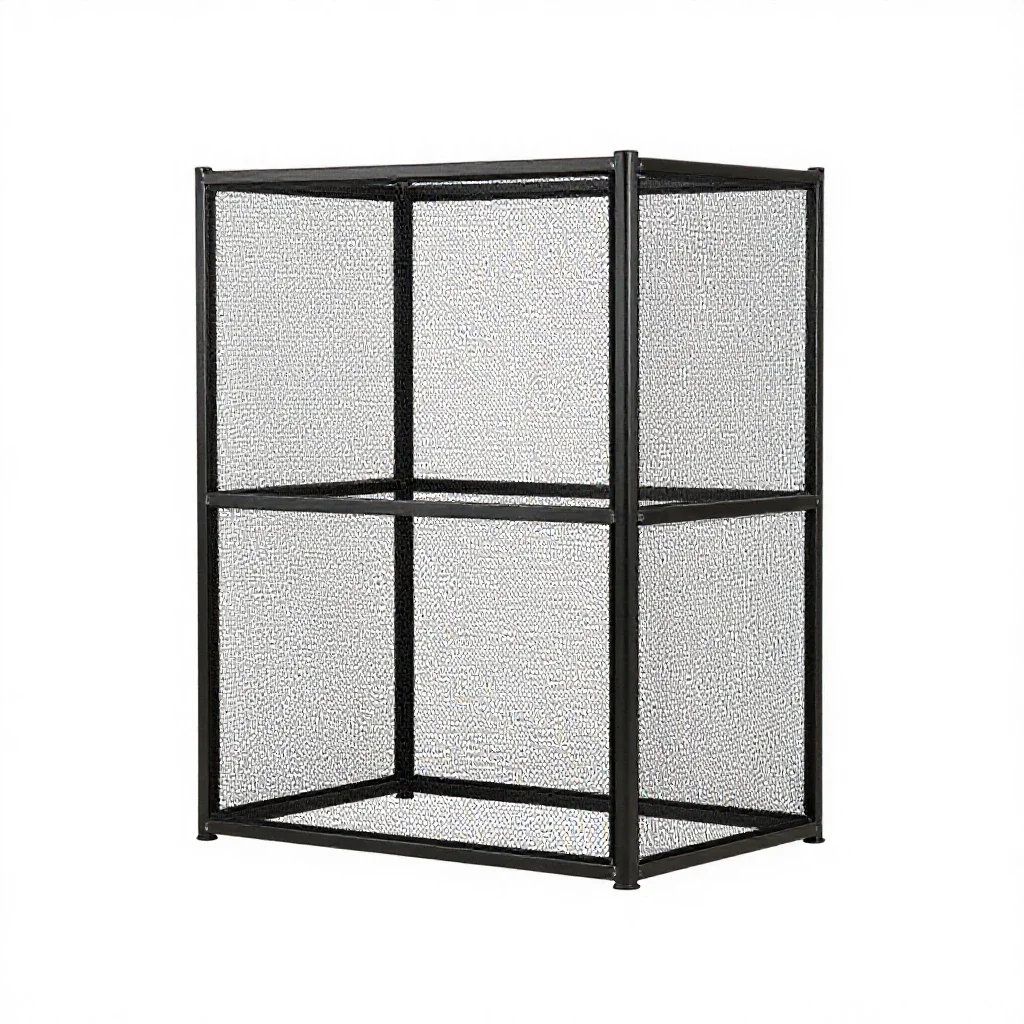 Batting cage isolated on a white background