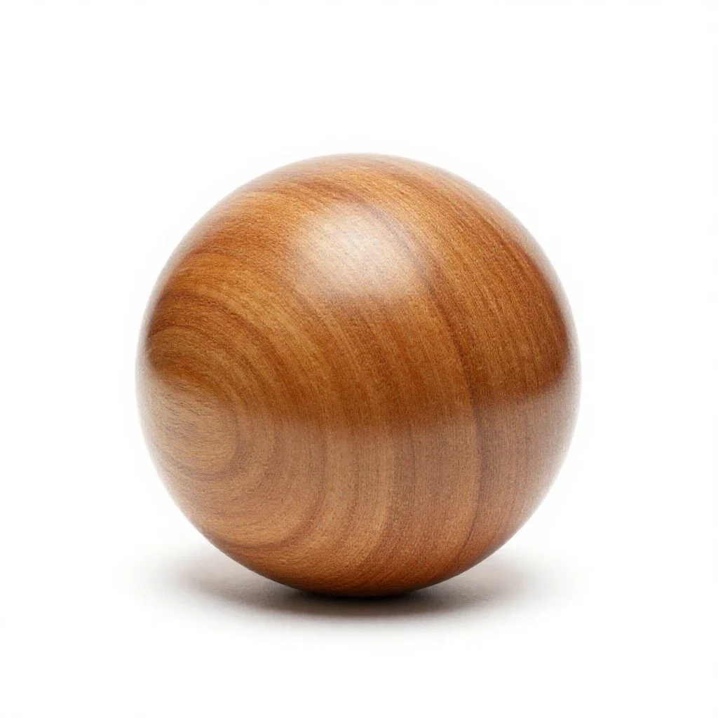 Bocce ball isolated on a white background