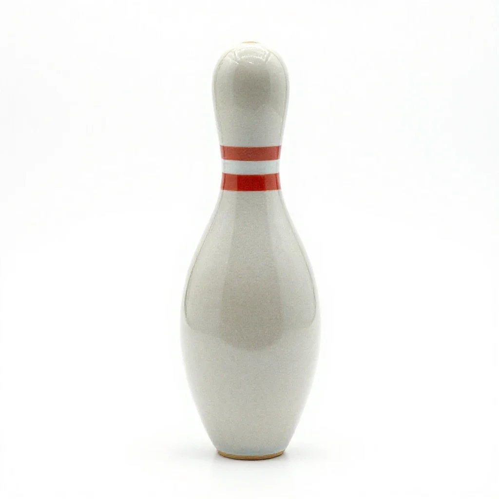 Bowling pin isolated on a white background