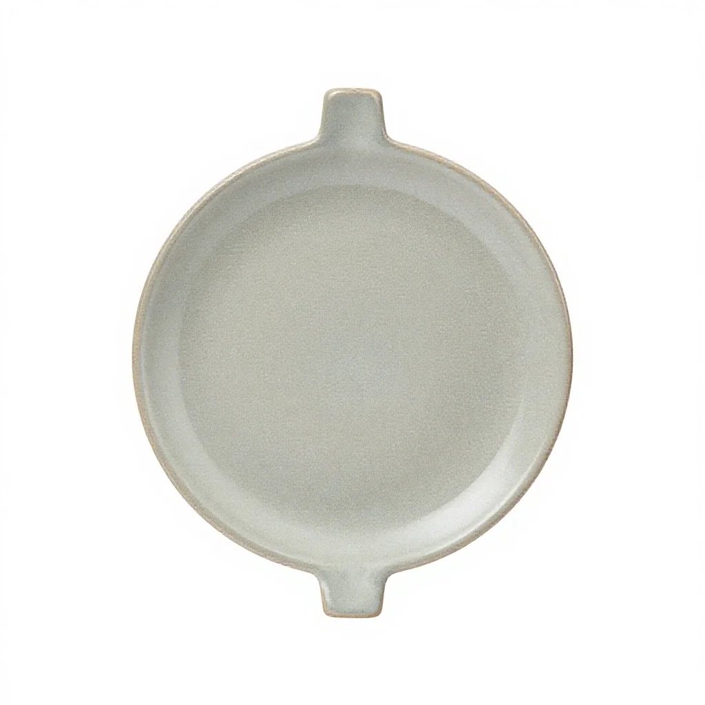 Clay pigeon isolated on a white background