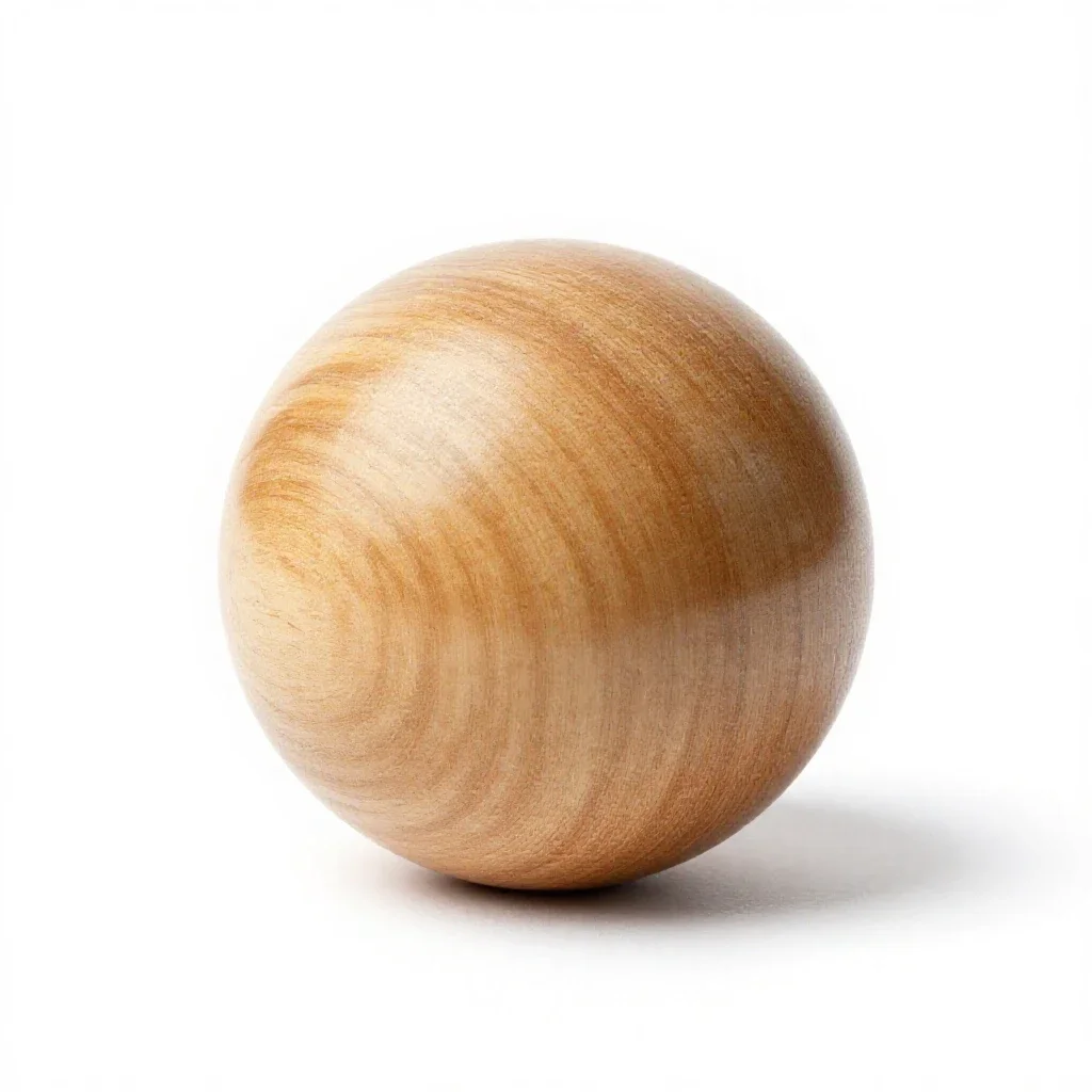 Croquet ball isolated on a white background