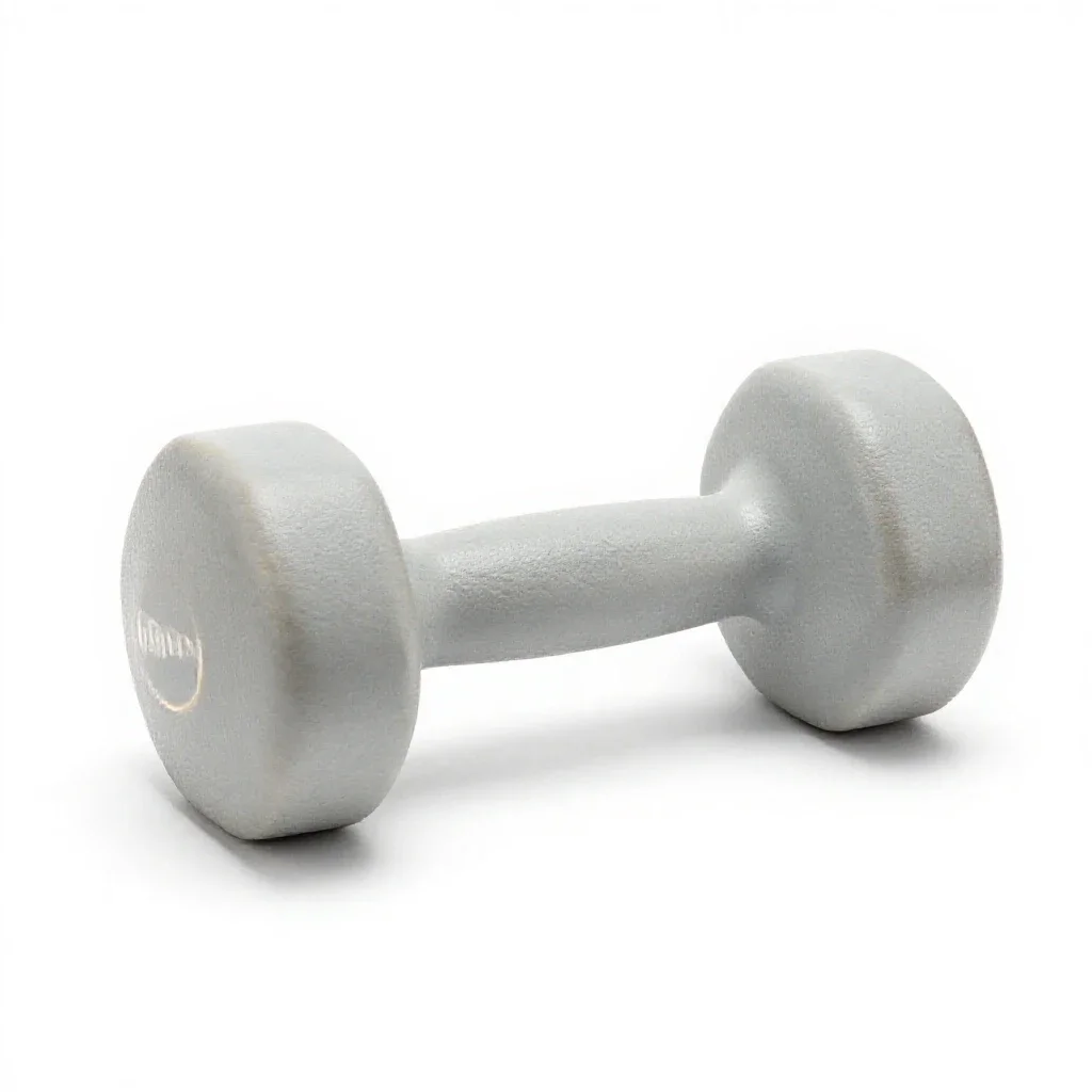 Dumbbell isolated on a white background
