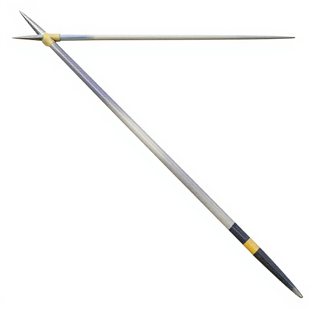 Javelin isolated on a white background