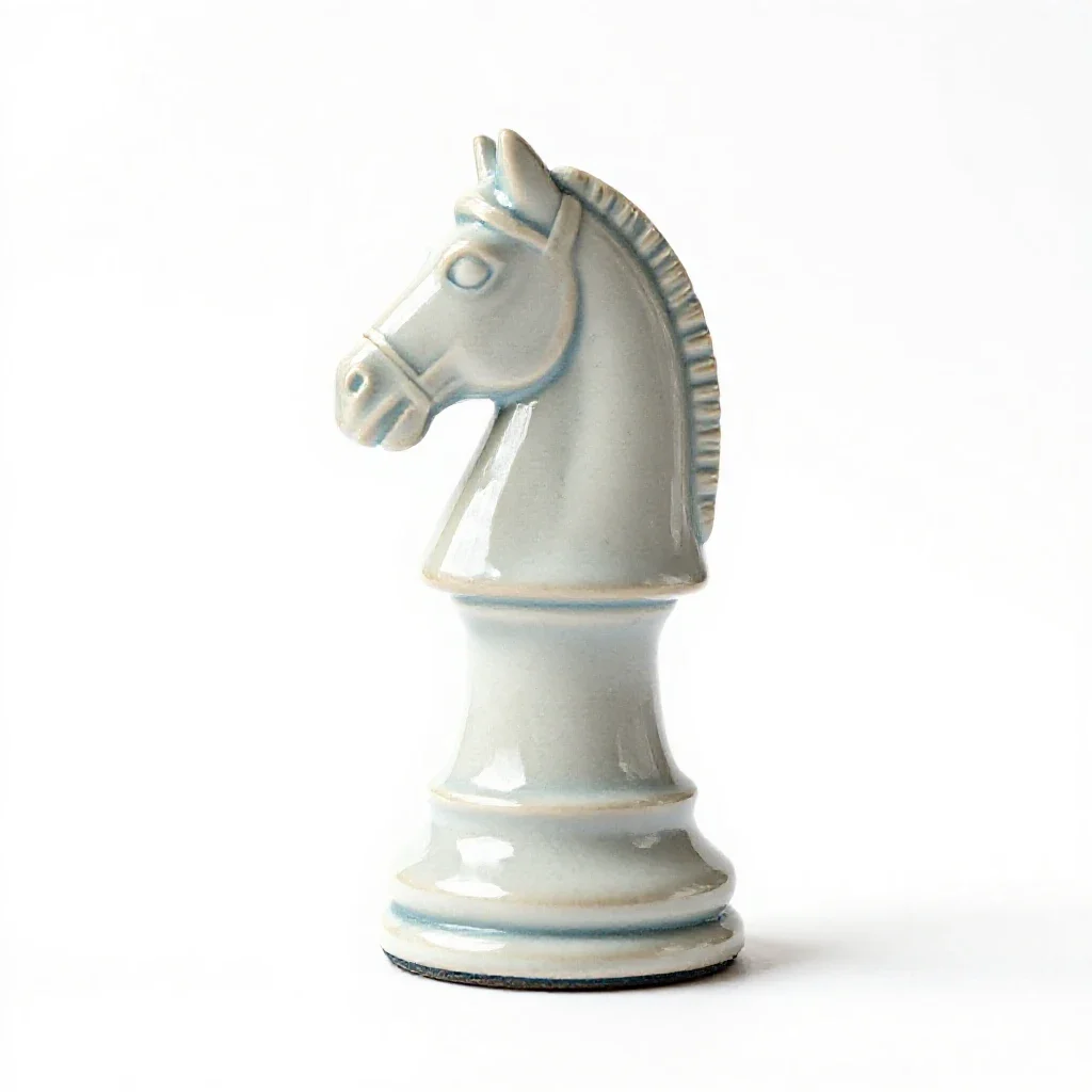 Knight isolated on a white background