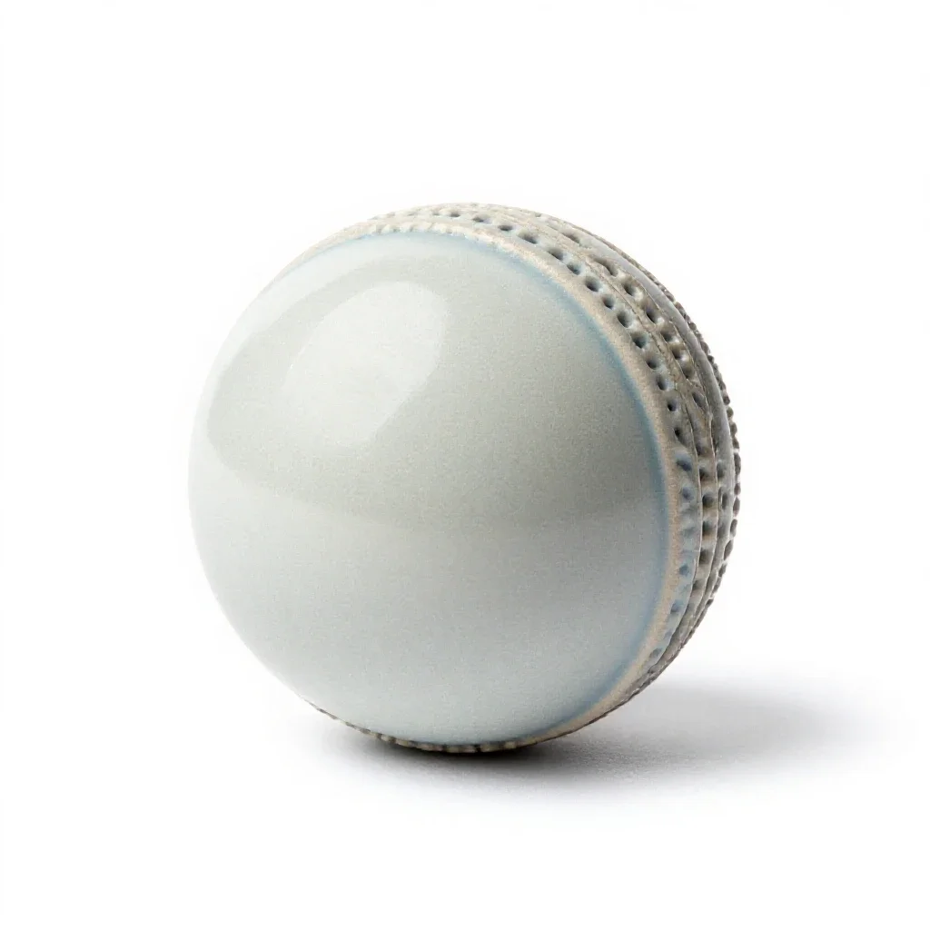 Lacrosse ball isolated on a white background