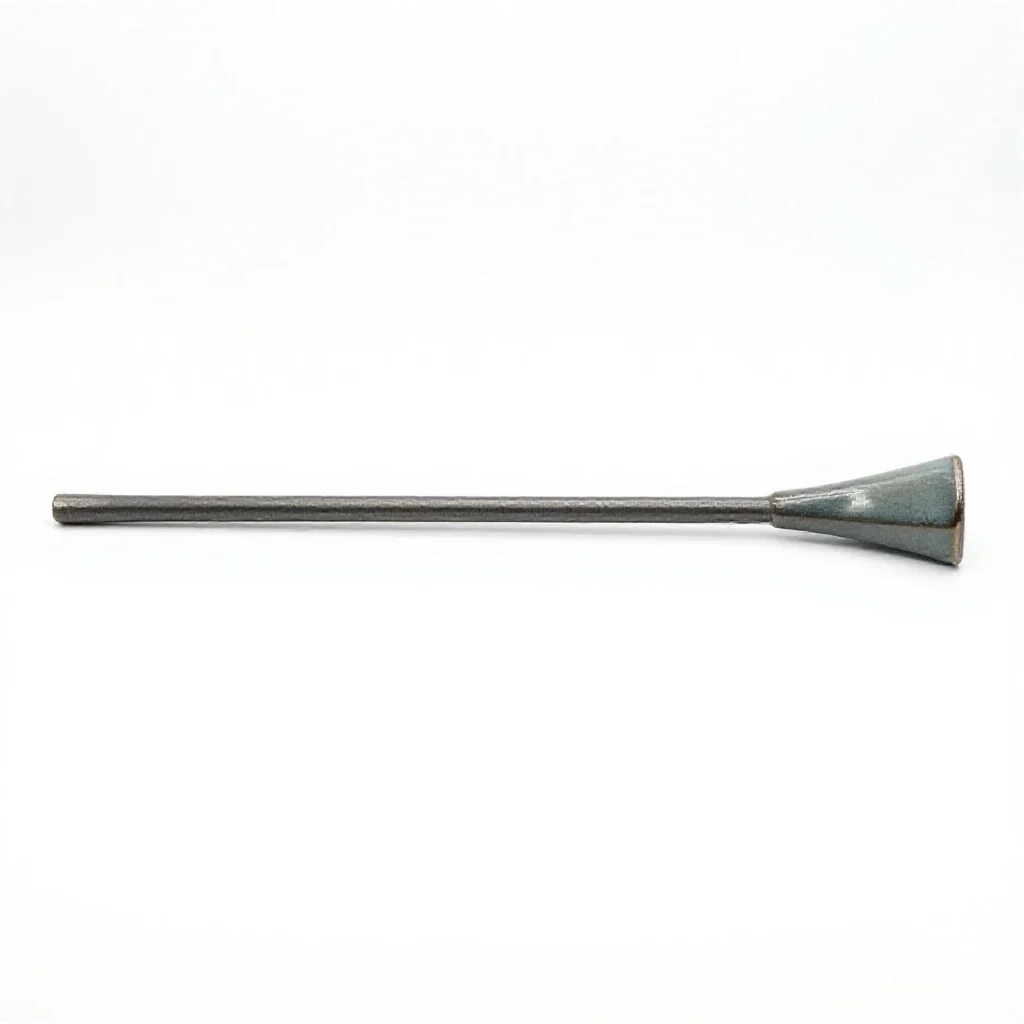 Long iron isolated on a white background